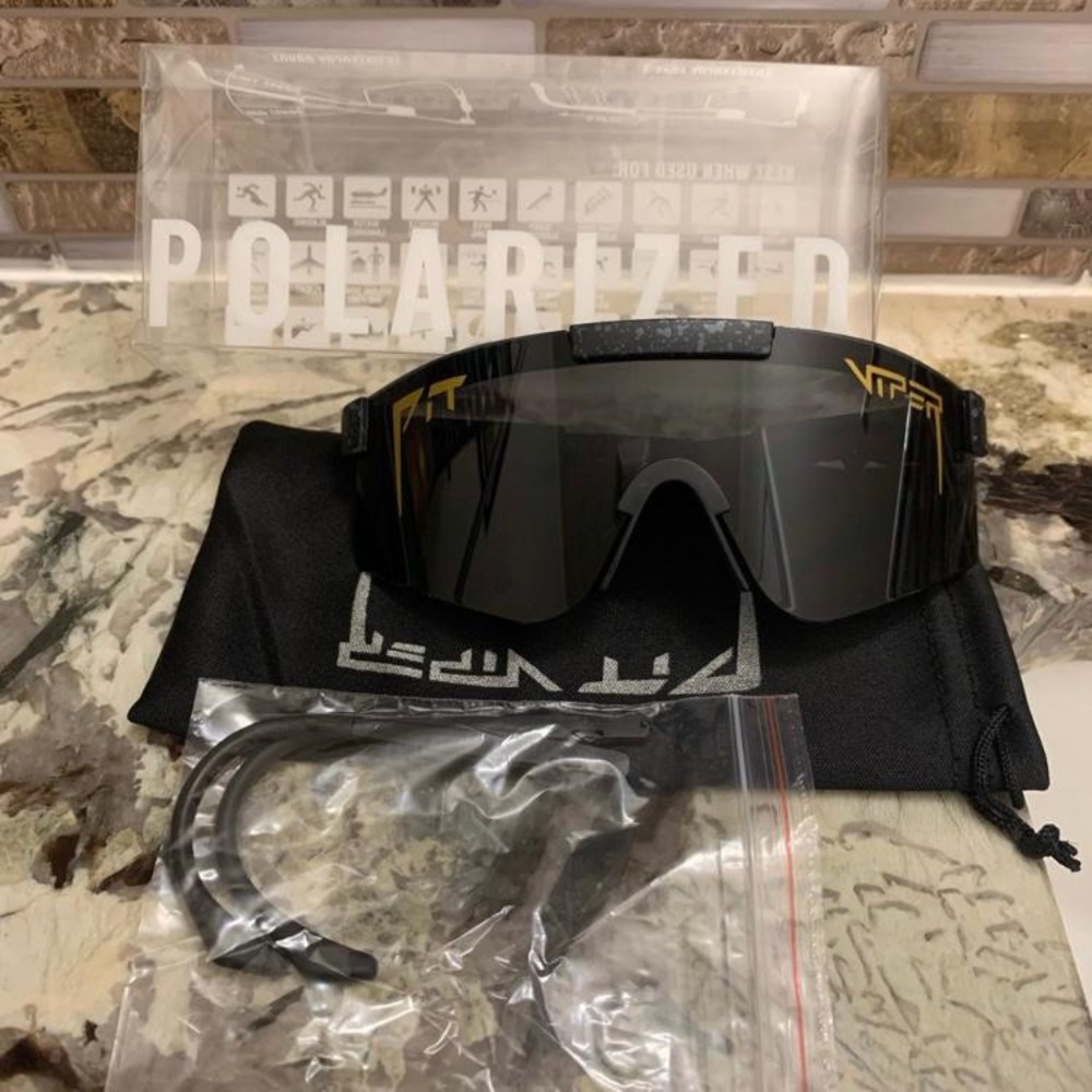 ❇️V01 Pit Style Polarized Sunglasses Driving Sports Outdoor, Pit Viper Theme